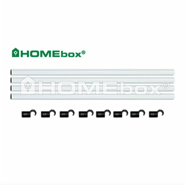 HOMEbox | Zeltstangen 120 cm | Ø 22 mm
