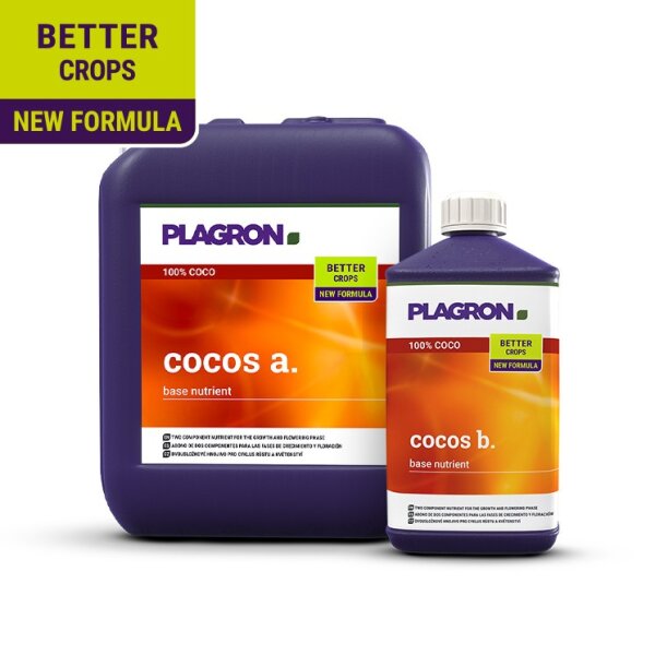 Plagron Cocos A + B | Wachstums- und Blütedünger Coco | 1 Liter, 5 Liter, 10 Liter