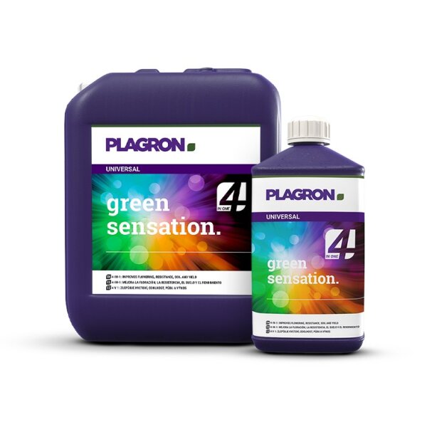 Plagron Green Sensation | 4-in-1 Blütebooster | 100 ml, 250 ml, 500 ml, 1 Liter, 5 Liter