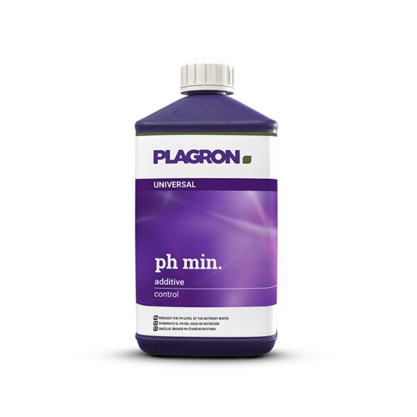 Plagron ph min | ph- | pH-Regulator | 500 ml, 1 Liter