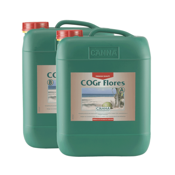 CANNA Cogr Flores A+B | Blütedünger für Cocosmatten | 2 x 10 L
